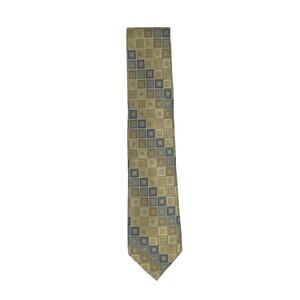 Mens Yellow Silk Michael Kors Tie